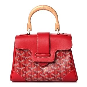 Goyard red Saigon mini bag